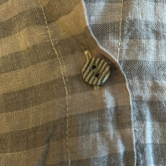 XCVI Linen Top Sz. Lg EUC - Picture 2 of 5